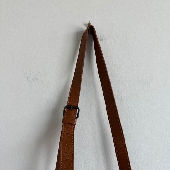 Myra Bag Flouncy Leather Fringe Crossbody Purse with Ponyhair - Picture 8 of 11